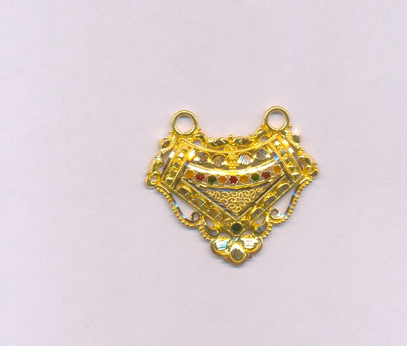 GOLD PENDENT PLAIN FANCY