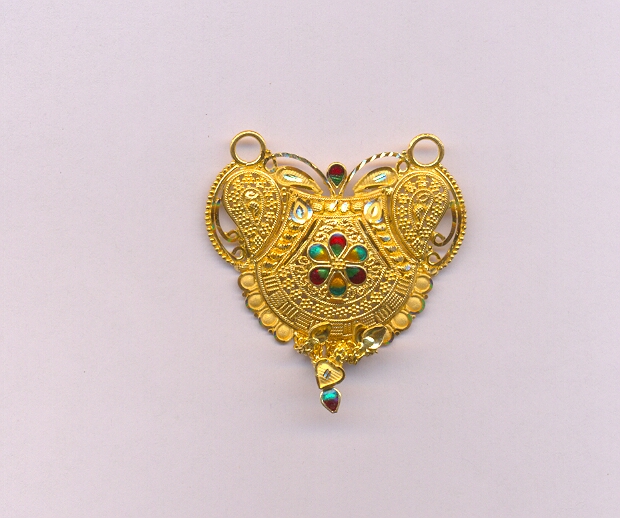 GOLD PENDENT PLAIN FANCY