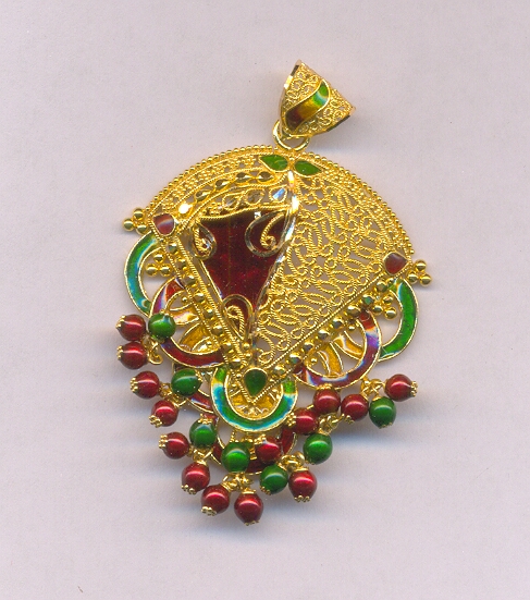 GOLD PENDENT PLAIN FANCY