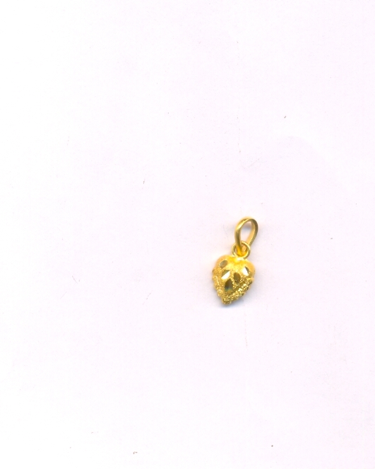 GOLD PENDENT PLAIN FANCY