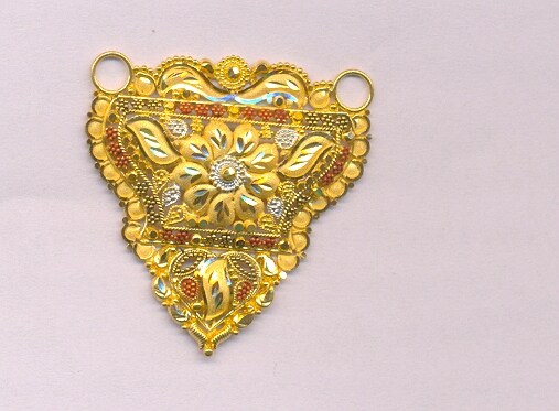 GOLD PENDENT PLAIN FANCY