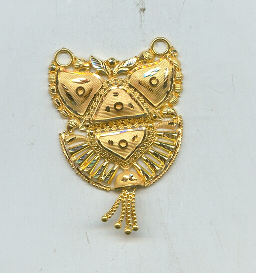 GOLD PENDENT PLAIN FANCY