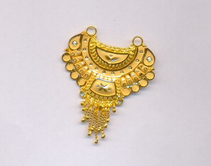 GOLD PENDENT PLAIN FANCY