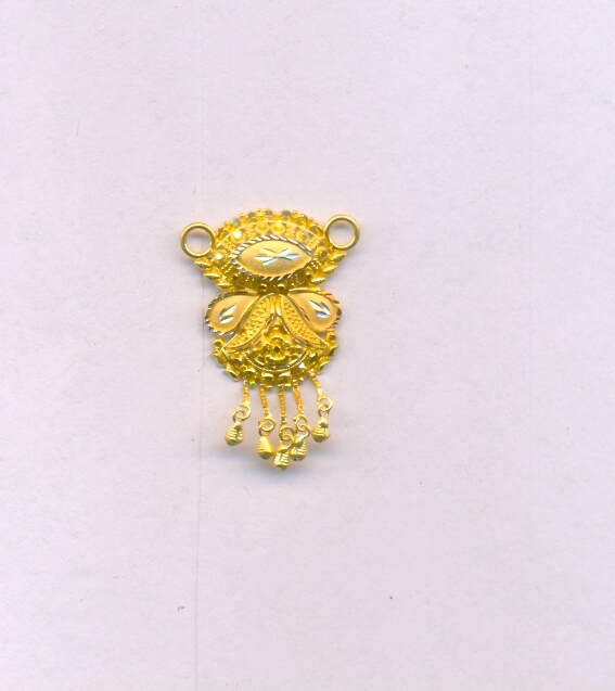 GOLD PENDENT PLAIN FANCY