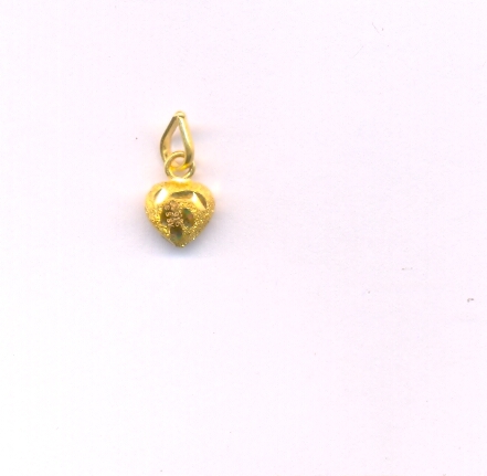 GOLD PENDENT PLAIN FANCY