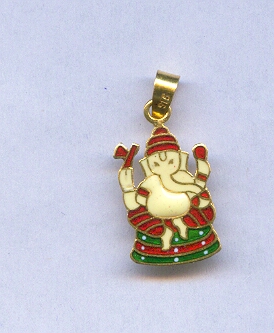 GOLD PENDENT PLAIN FANCY