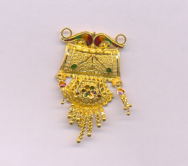 GOLD PENDENT PLAIN FANCY