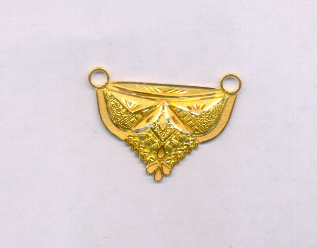 GOLD PENDENT PLAIN FANCY