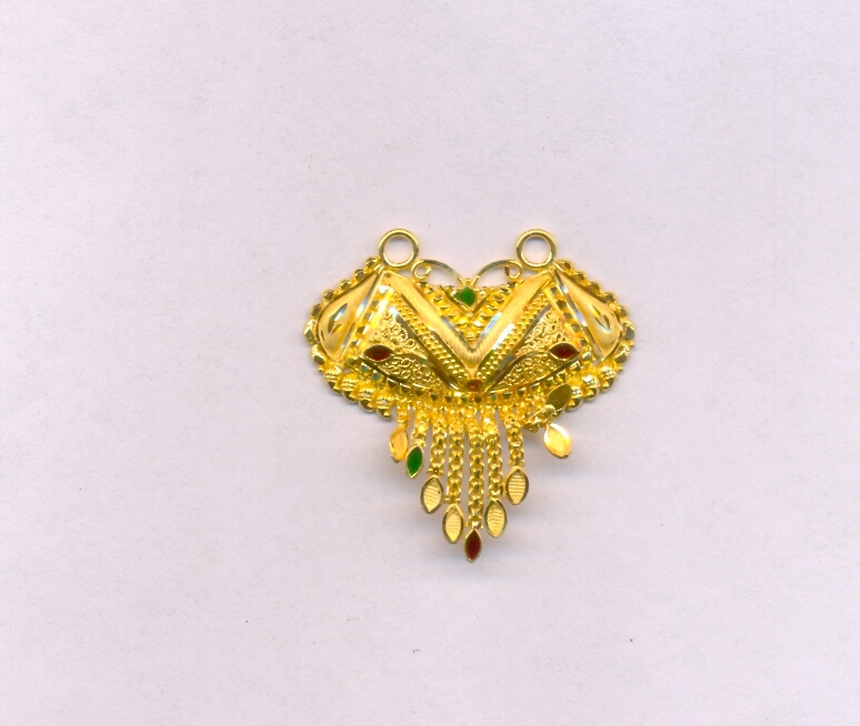 GOLD PENDENT PLAIN FANCY