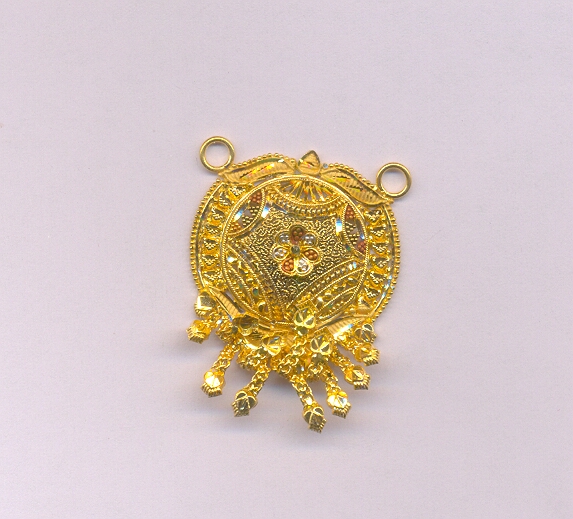 GOLD PENDENT PLAIN FANCY