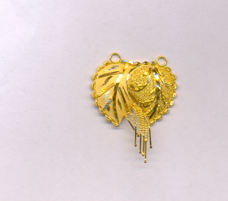 GOLD PENDENT PLAIN FANCY
