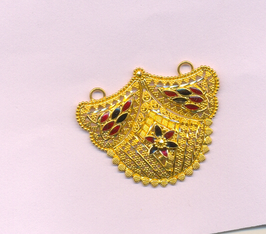 GOLD PENDENT PLAIN FANCY