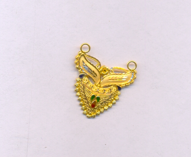 GOLD PENDENT PLAIN FANCY