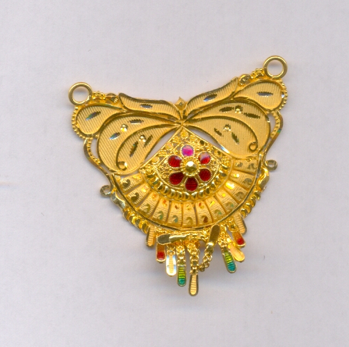 GOLD PENDENT PLAIN FANCY