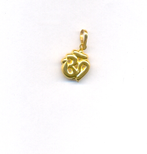 GOLD PENDENT PLAIN FANCY