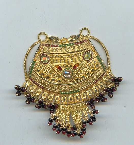 GOLD PENDENT PLAIN FANCY