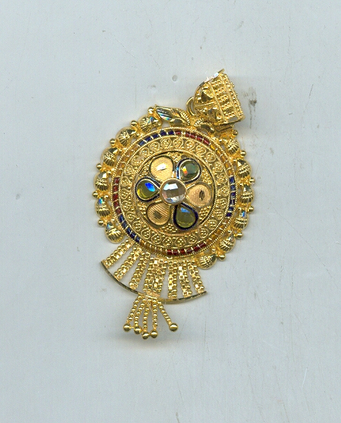 GOLD PENDENT PLAIN FANCY