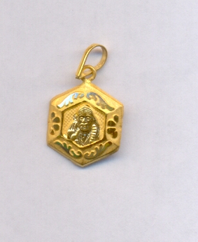 GOLD PENDENT PLAIN FANCY