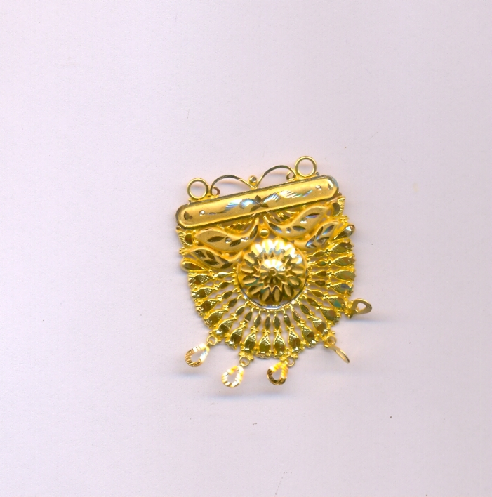 GOLD PENDENT PLAIN FANCY