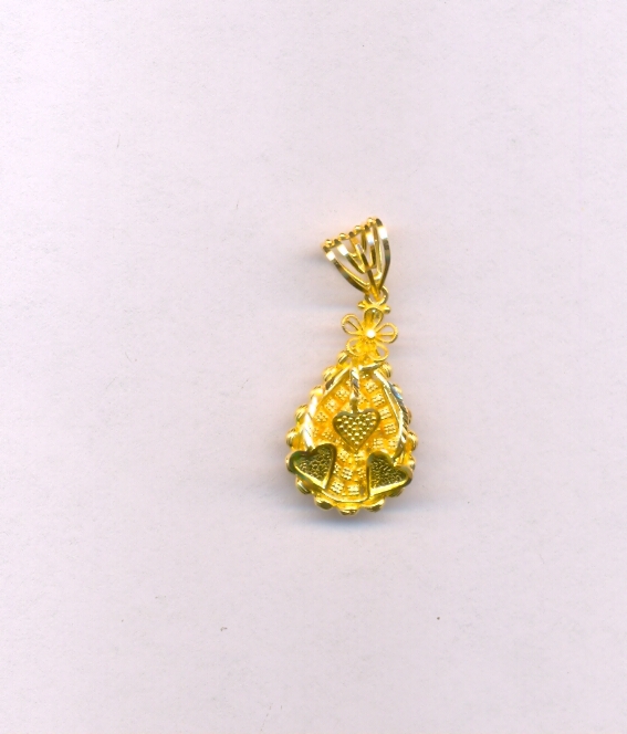 GOLD PENDENT PLAIN FANCY