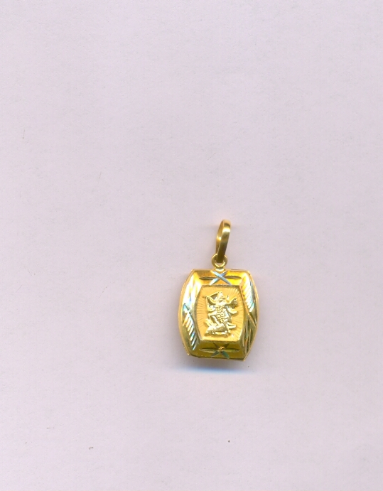 GOLD PENDENT PLAIN FANCY