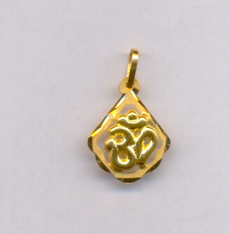 GOLD PENDENT PLAIN FANCY