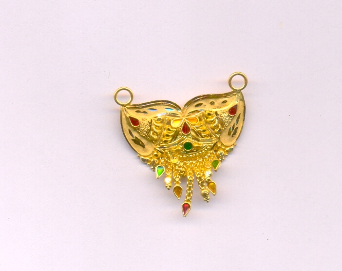 GOLD PENDENT PLAIN FANCY