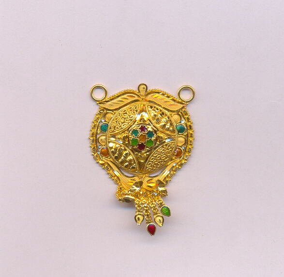 GOLD PENDENT PLAIN FANCY