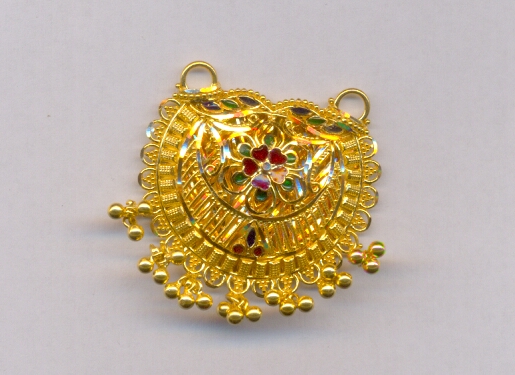 GOLD PENDENT PLAIN FANCY