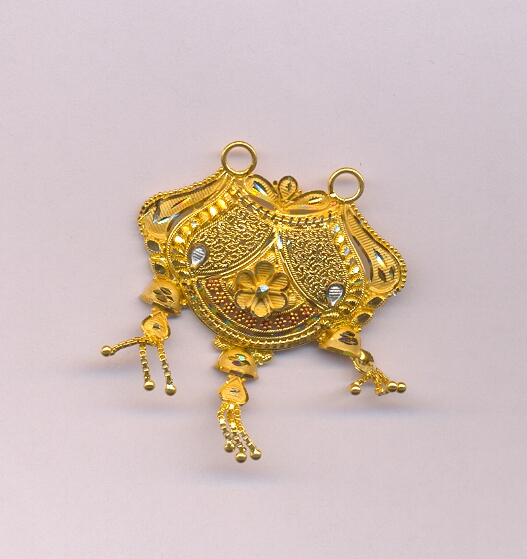GOLD PENDENT PLAIN FANCY