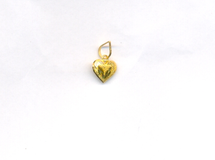GOLD PENDENT PLAIN FANCY
