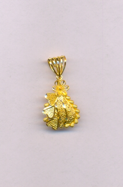 GOLD PENDENT PLAIN FANCY