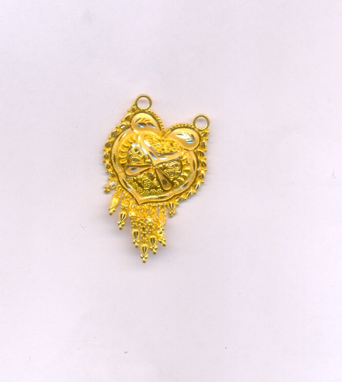GOLD PENDENT PLAIN FANCY