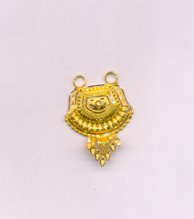 GOLD PENDENT PLAIN FANCY