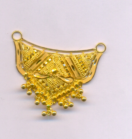 GOLD PENDENT PLAIN FANCY