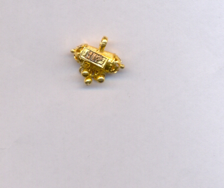 GOLD PENDENT PLAIN FANCY