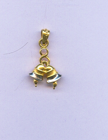 GOLD PENDENT PLAIN FANCY