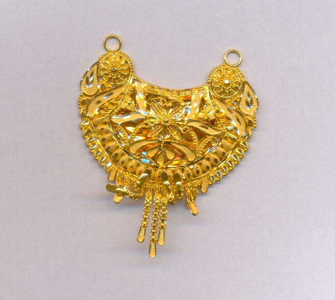 GOLD PENDENT PLAIN FANCY