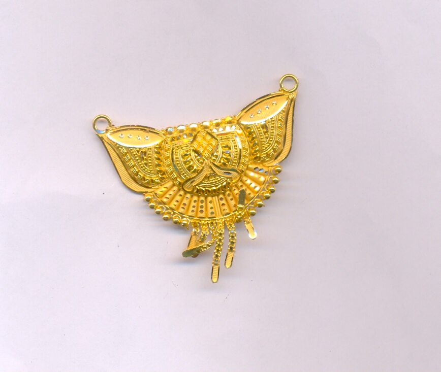 GOLD PENDENT PLAIN FANCY
