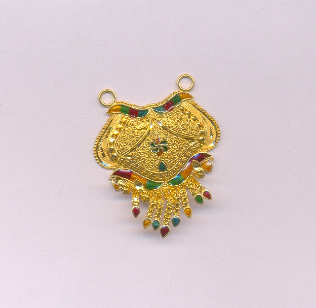 GOLD PENDENT PLAIN FANCY