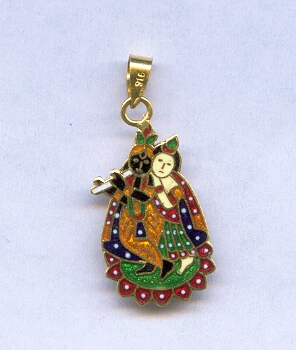 GOLD PENDENT PLAIN FANCY