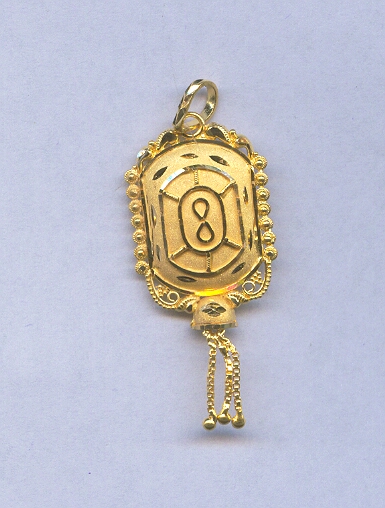 GOLD PENDENT PLAIN GENERAL