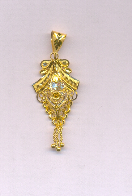 GOLD PENDENT PLAIN GENERAL