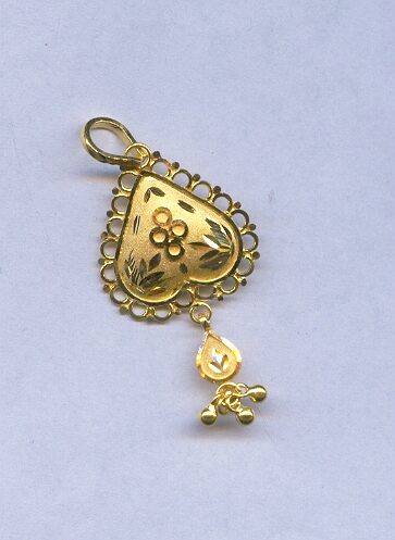 GOLD PENDENT PLAIN GENERAL