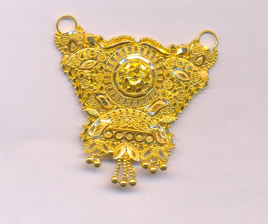 GOLD PENDENT PLAIN GENERAL