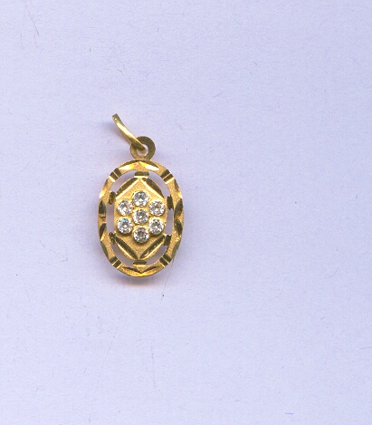 GOLD PENDENT PLAIN GENERAL