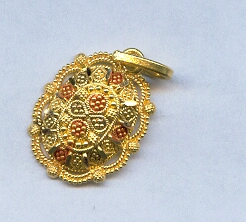 GOLD PENDENT PLAIN GENERAL