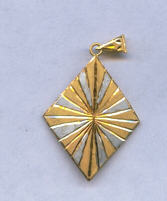 GOLD PENDENT PLAIN GENERAL