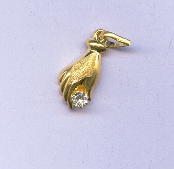 GOLD PENDENT PLAIN GENERAL