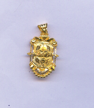GOLD PENDENT PLAIN GENERAL